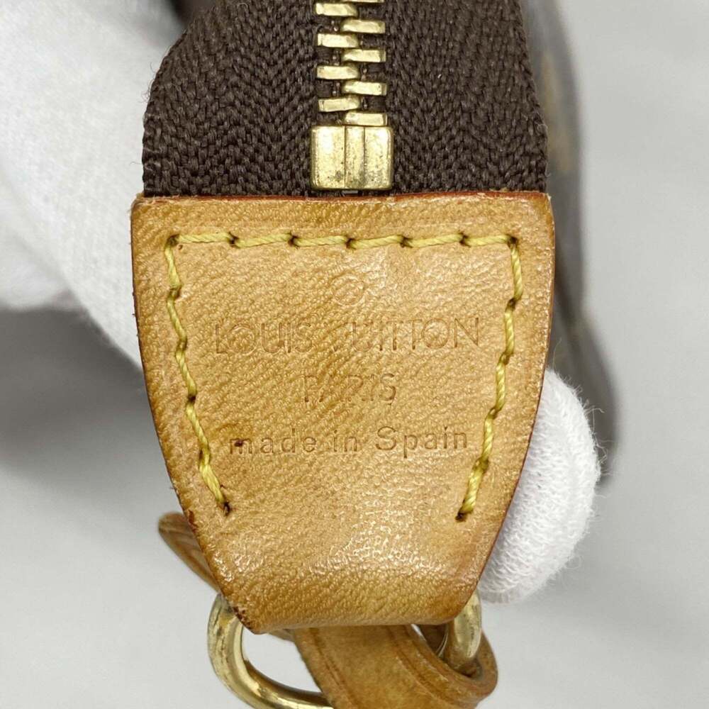 LOUIS VUITTON Brown Monogram Pochette Pouch - Picture 5 of 9